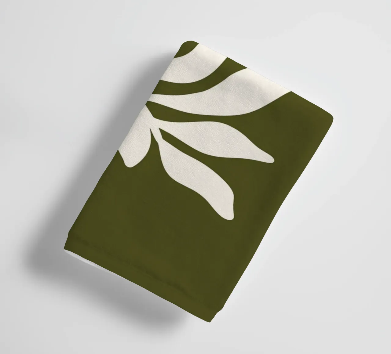 Olive Branch Silhouette asciugamano da bagno da vintageshop