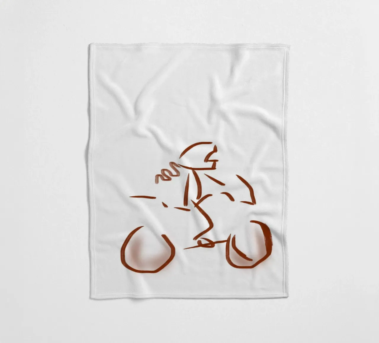 Moto coperta in pile da curlymoto