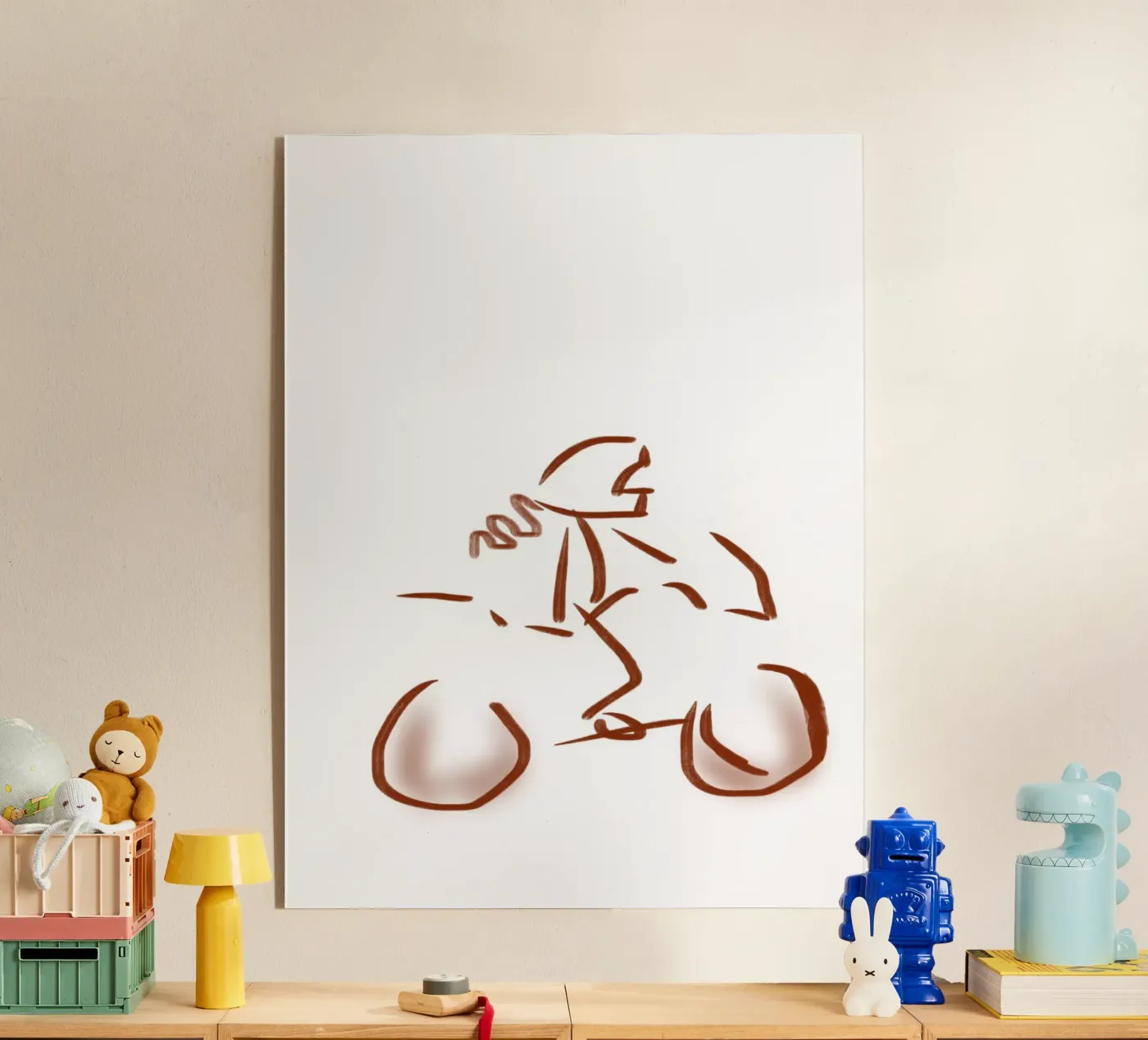 Moto Acryl-Glas von curlymoto