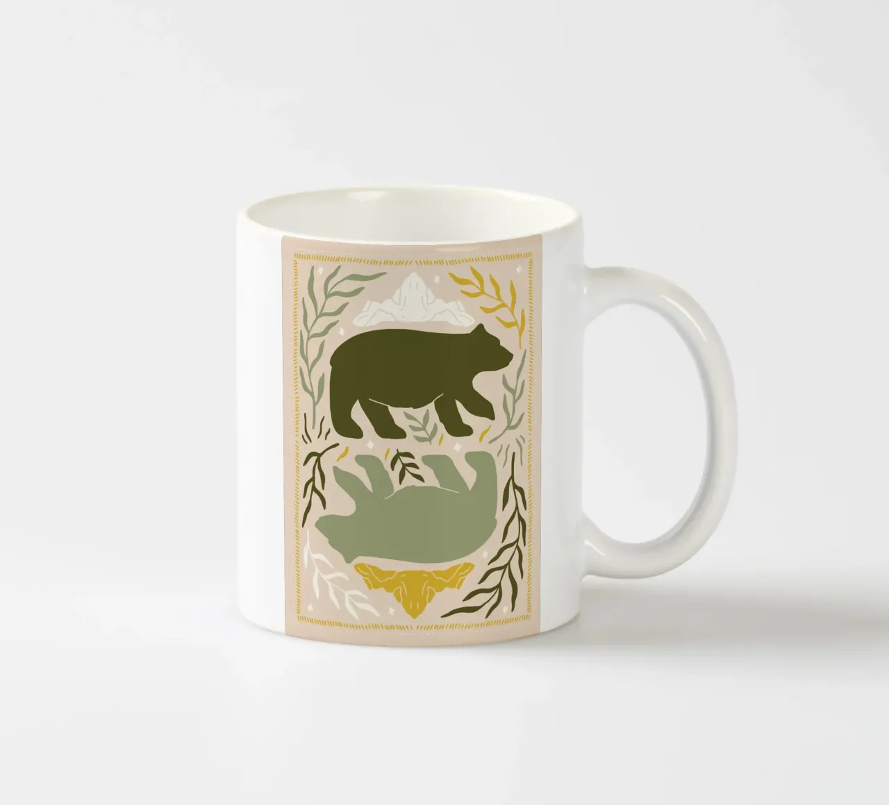 Bear Country Serenity tazza in ceramica da vintageshop