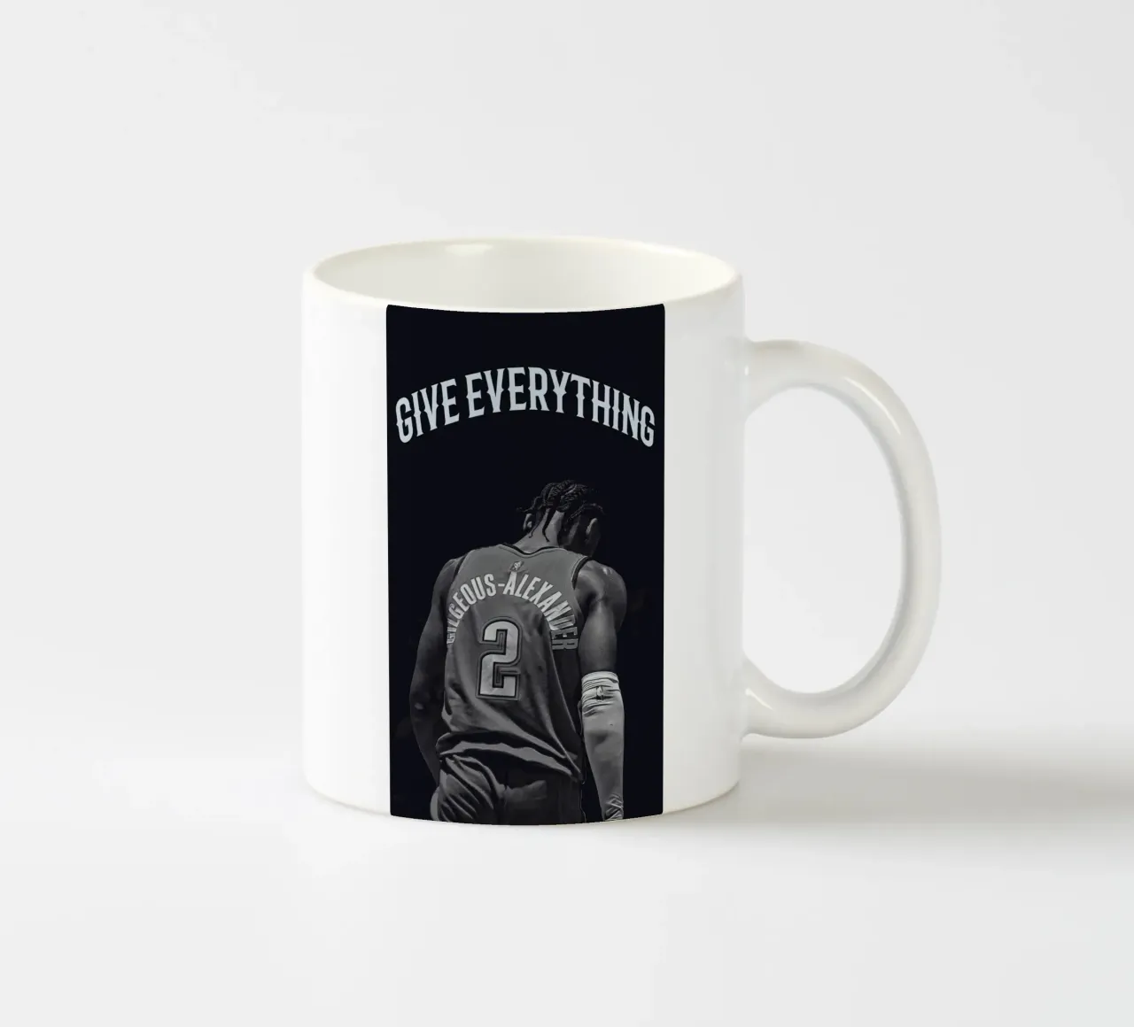 Shai Gilgeous-Alexander dà tutto tazza in ceramica da willtahuyshop