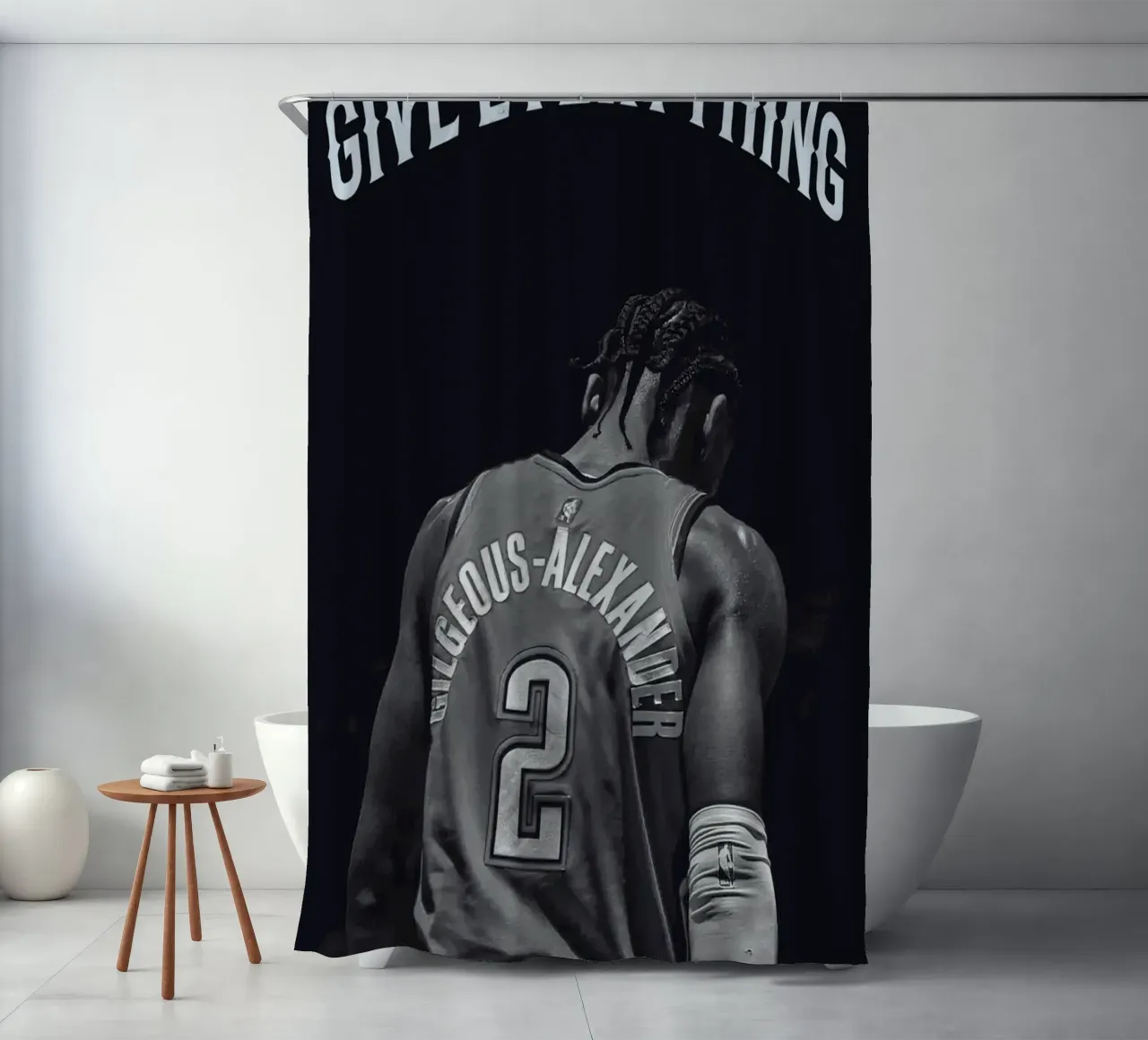 Shai Gilgeous-Alexander dà tutto tenda da doccia da willtahuyshop