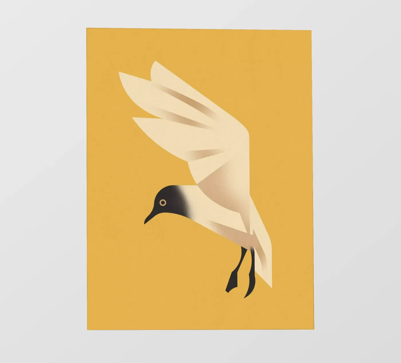 Seagull fotobehang van Dieter Braun