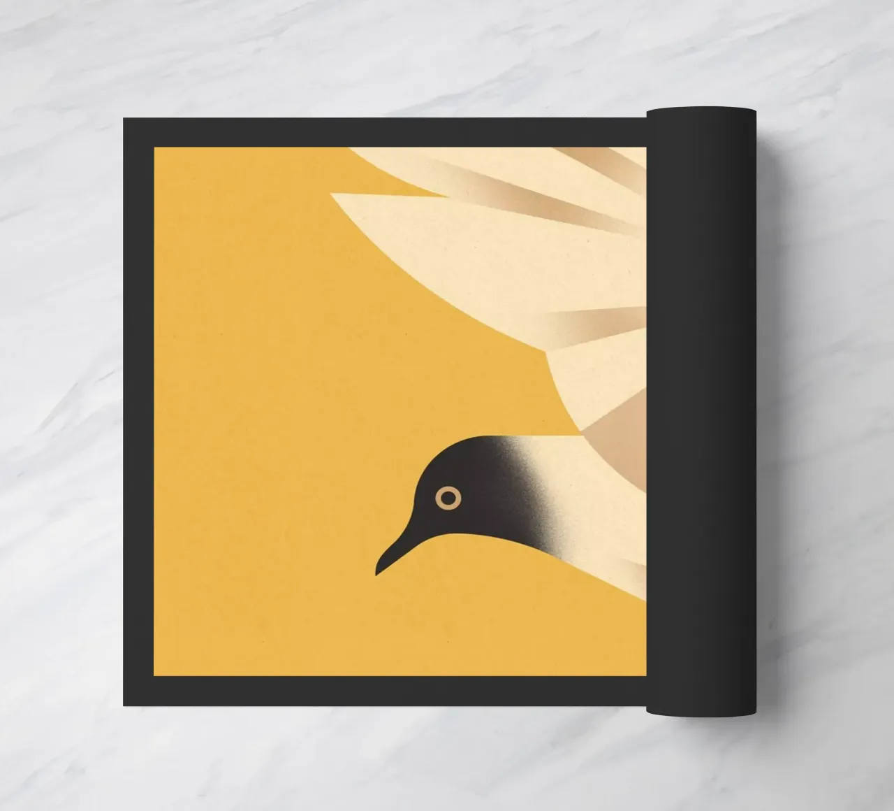 Seagull doormat by Dieter Braun