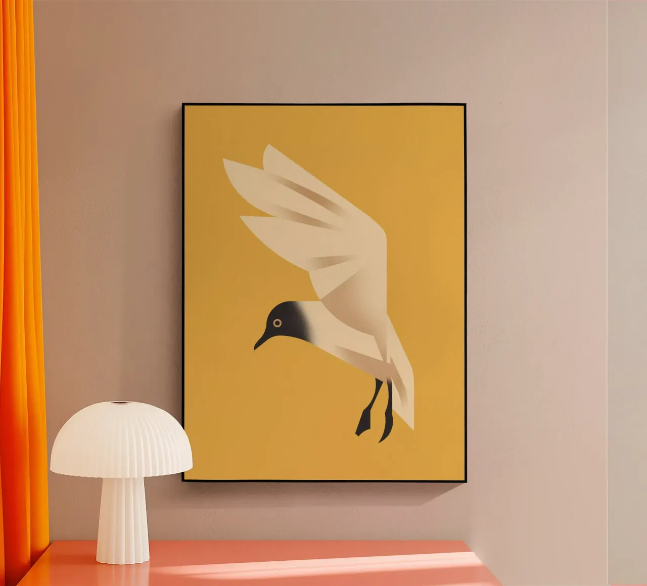 Gabbiano plexiglass da Dieter Braun