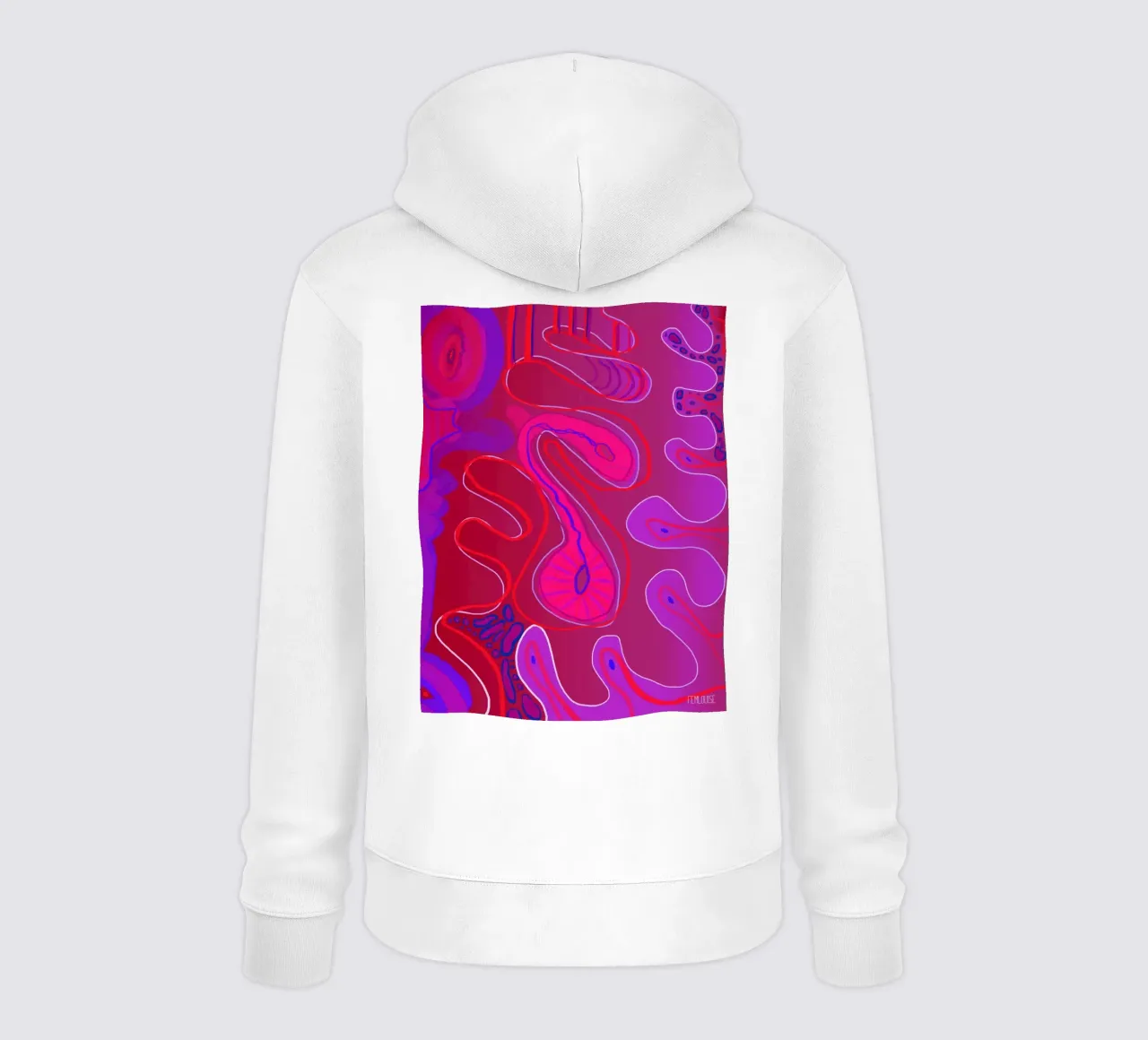 Uncontained Femininity felpa con cappuccio da Femlouise.illustrations