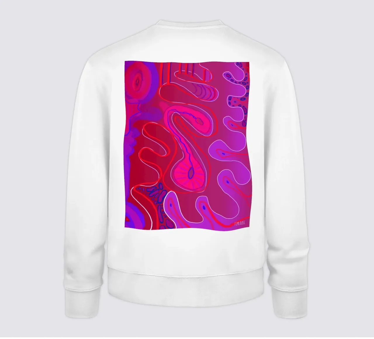 Uncontained Femininity felpa da Femlouise.illustrations