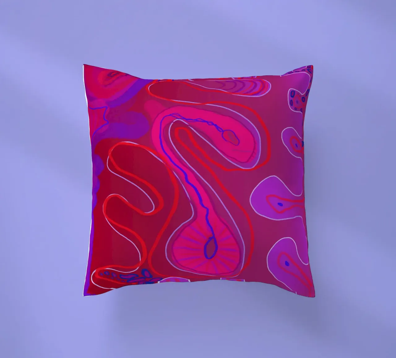 Uncontained Femininity cuscino da Femlouise.illustrations