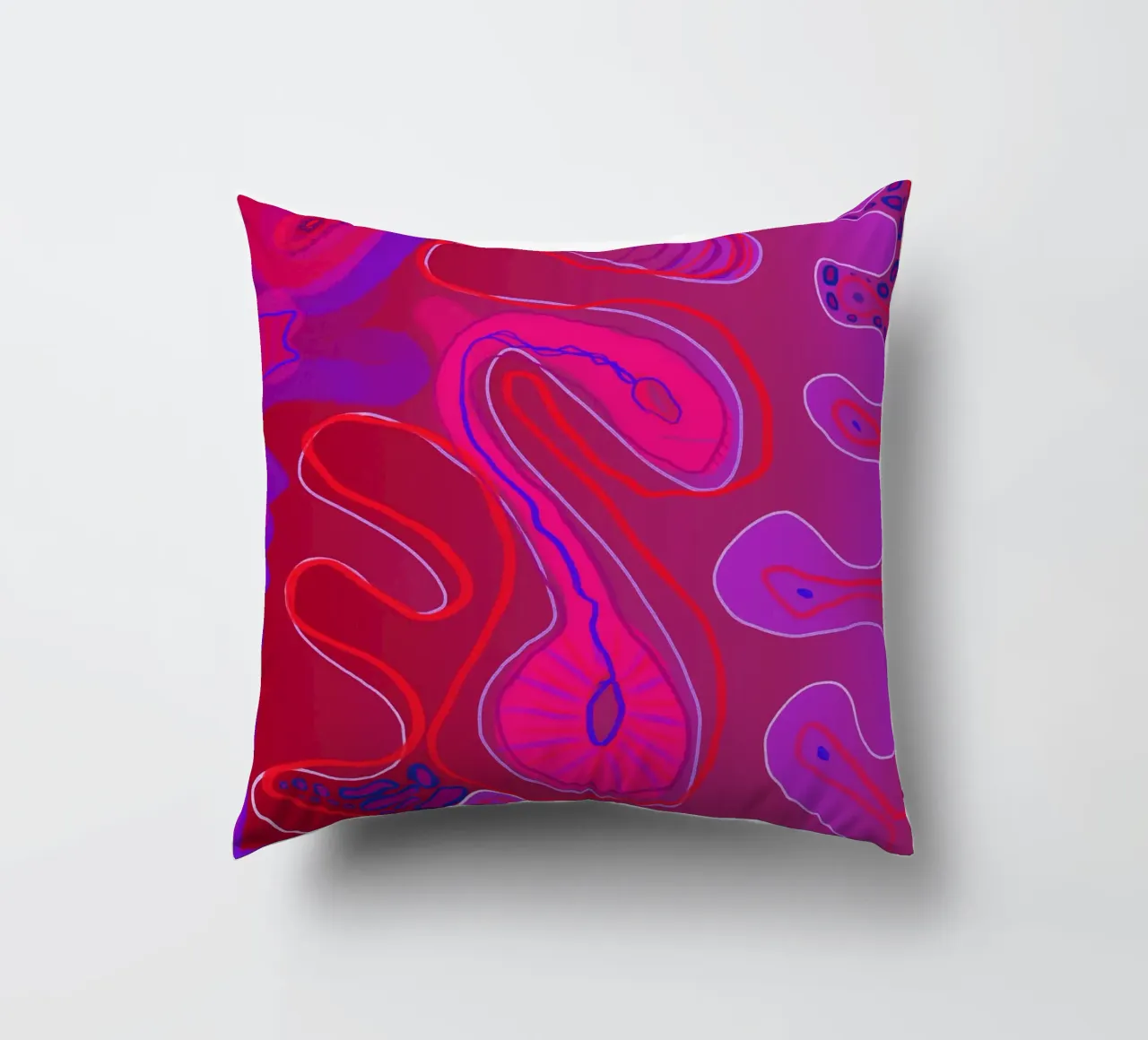 Uncontained Femininity cuscino da Femlouise.illustrations
