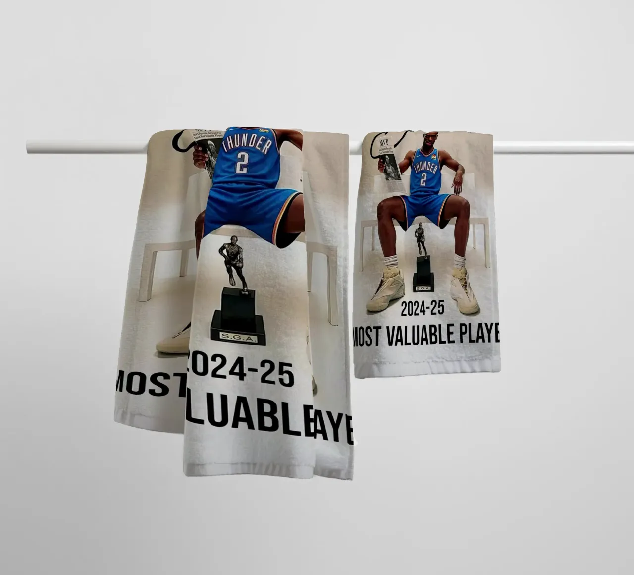Shai Gilgeous-Alexander MVP asciugamano da bagno da willtahuyshop