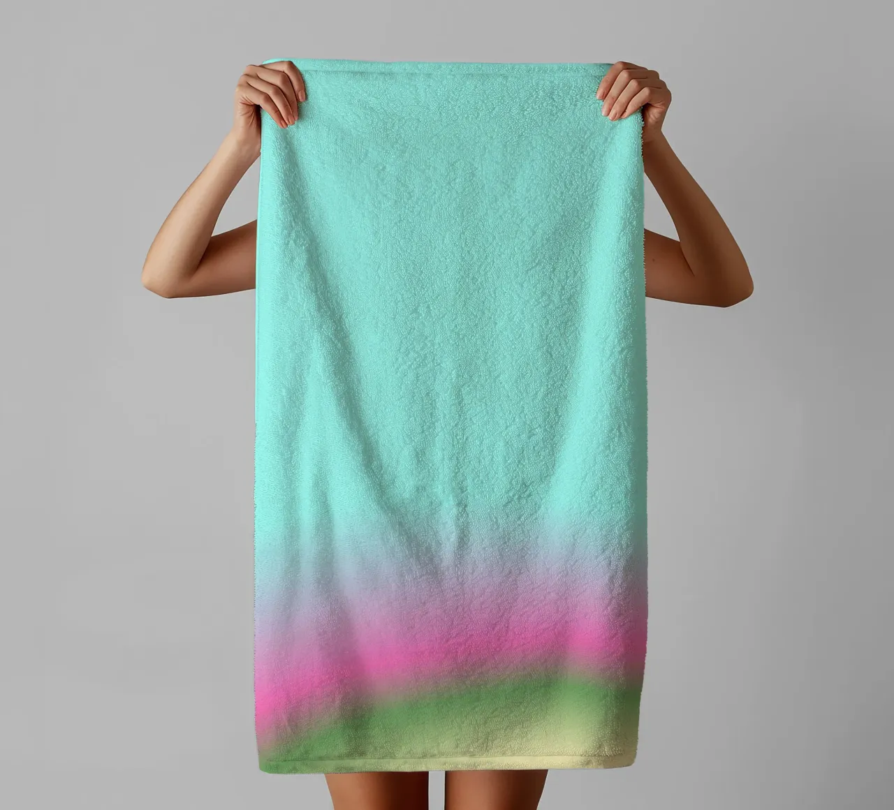 BRIDGE BETWEEN HEAVEN & EARTH towel by ÂME LIBRE STUDIO