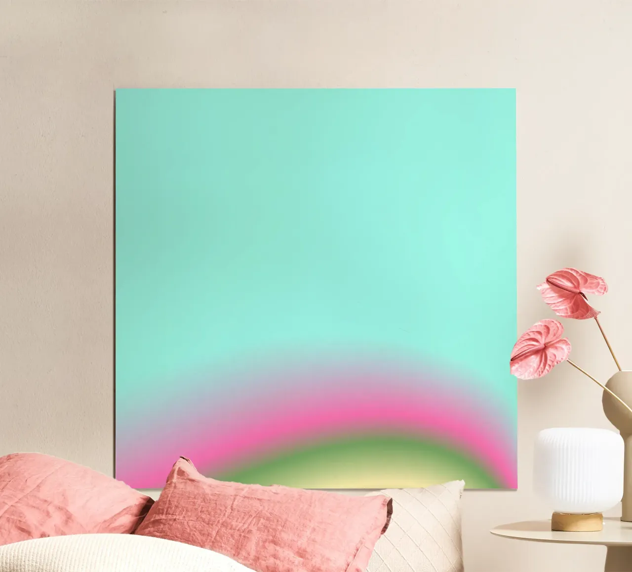 BRIDGE BETWEEN HEAVEN & EARTH poster con telaio in alluminio da ÂME LIBRE STUDIO