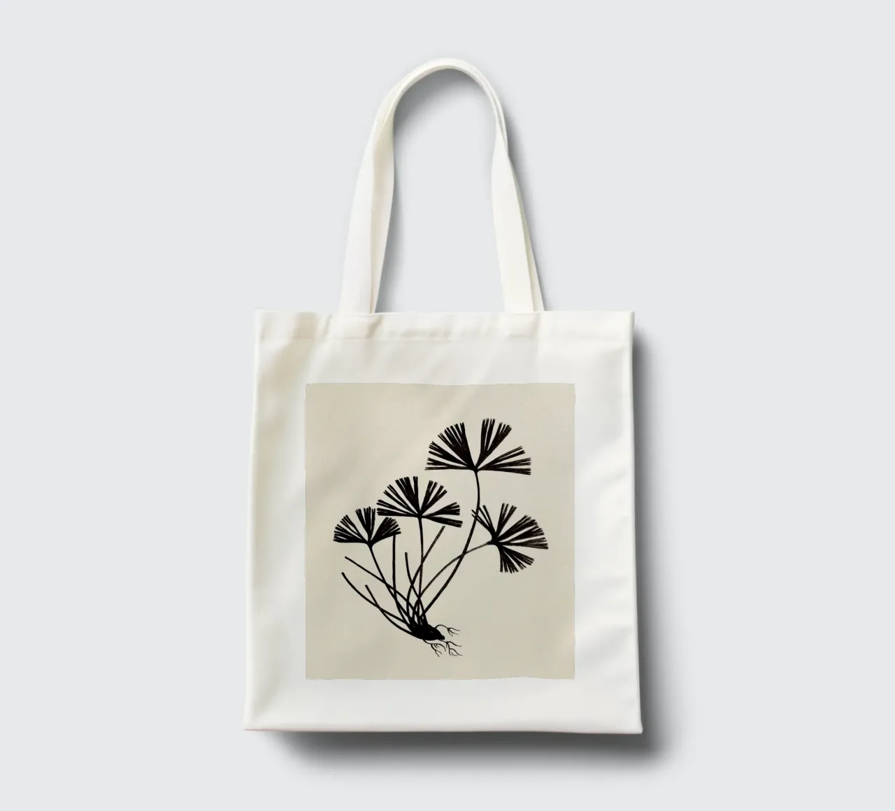 Ray Fern Sketch borsa in juta da apoloprints