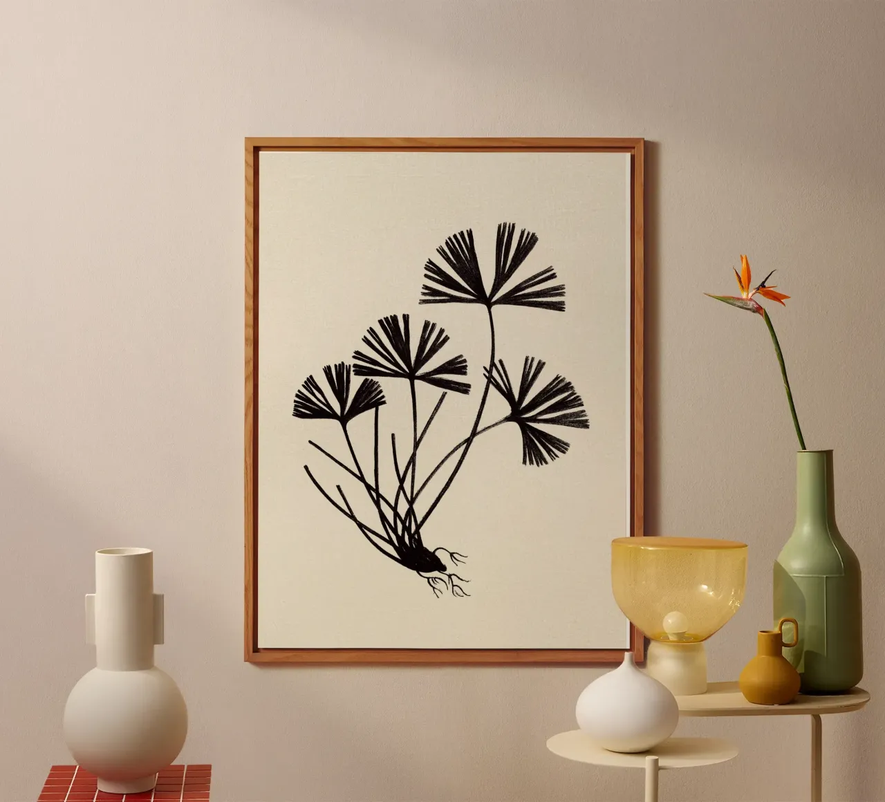 Ray Fern Sketch alluminio dibond da apoloprints