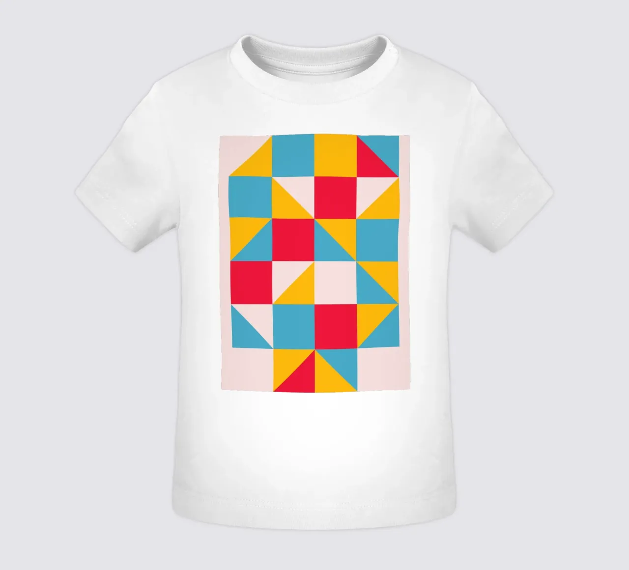 Modelli Bauhaus - Geometrici e colorati maglietta neonato da Casa Calm