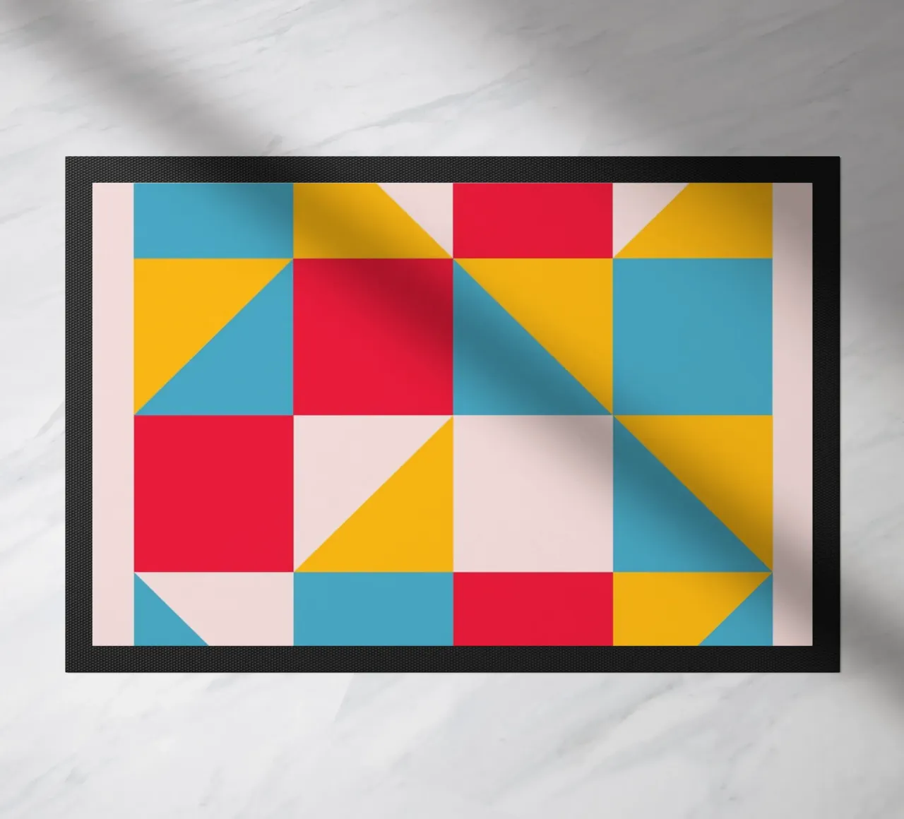 Modelli Bauhaus - Geometrici e colorati zerbino da Casa Calm