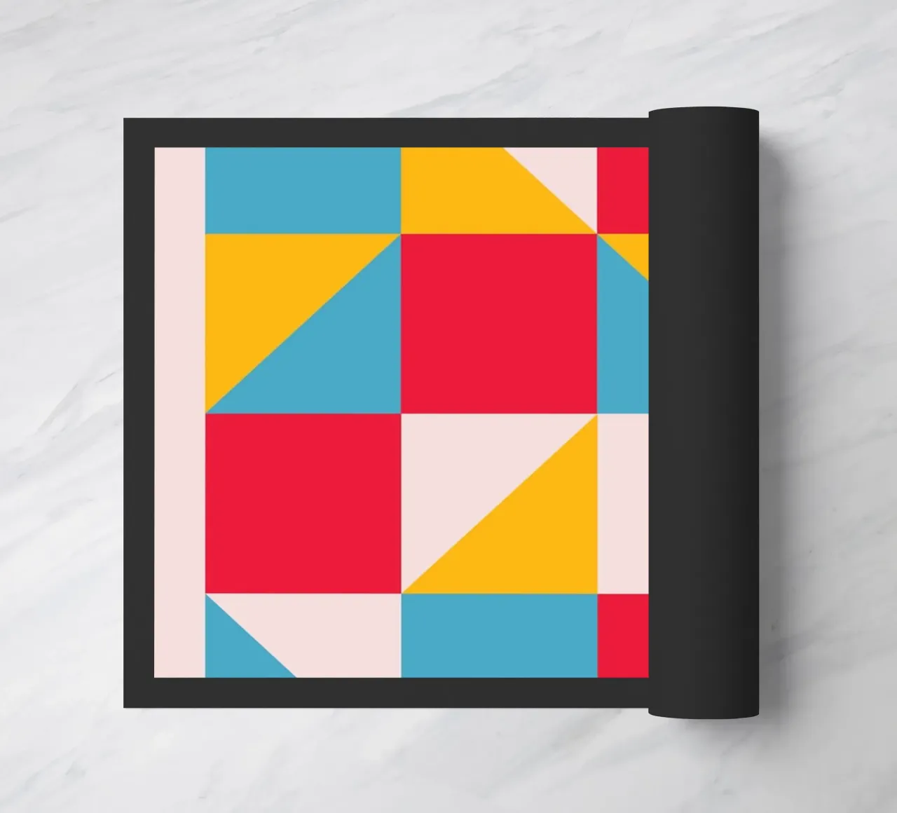 Modelli Bauhaus - Geometrici e colorati zerbino da Casa Calm