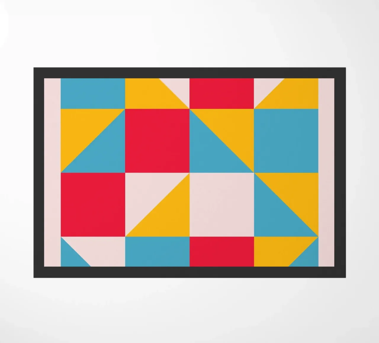 Modelli Bauhaus - Geometrici e colorati zerbino da Casa Calm