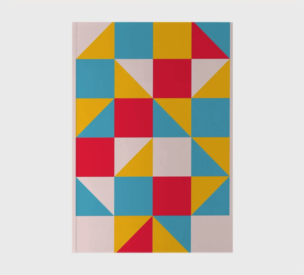 Bauhaus patterns - Geometric & colourful notebook by Casa Calm