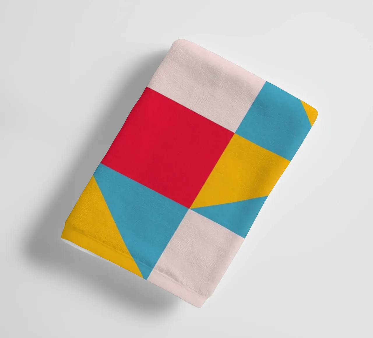 Bauhaus patterns - Geometric & colourful towel by Casa Calm