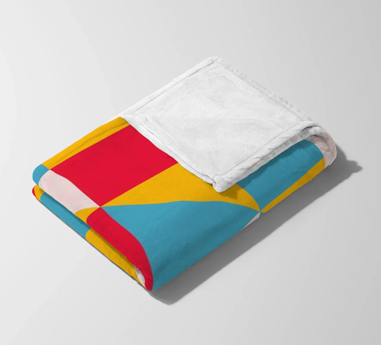 Modelli Bauhaus - Geometrici e colorati coperta in pile da Casa Calm