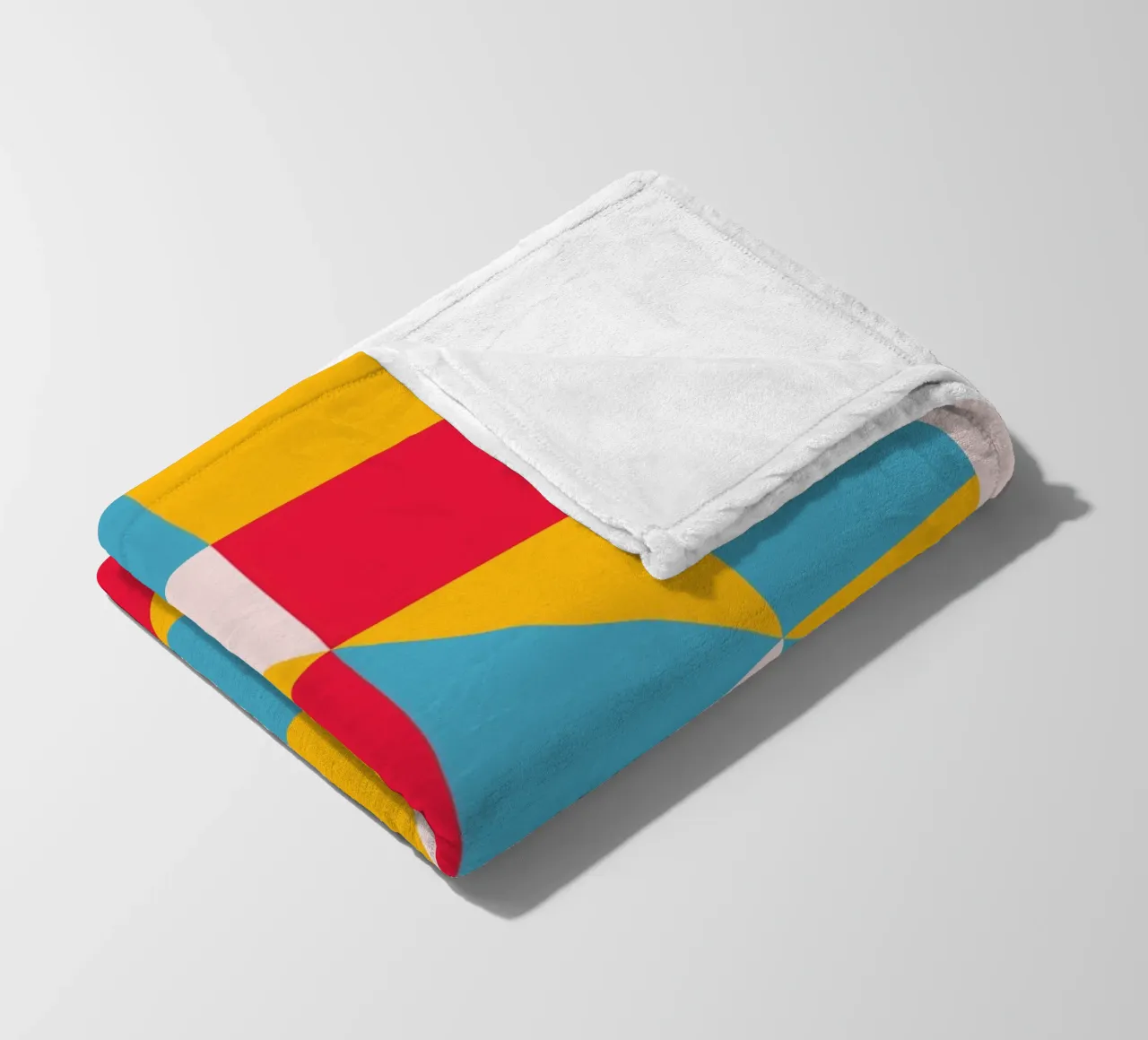 Modelli Bauhaus - Geometrici e colorati coperta in pile da Casa Calm