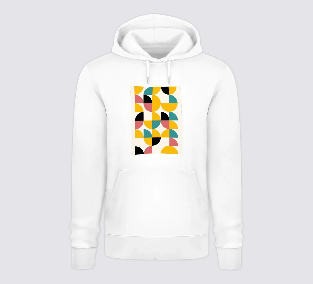 Mid-Century Formen - Geometrie Retro Design felpa con cappuccio da Casa Calm