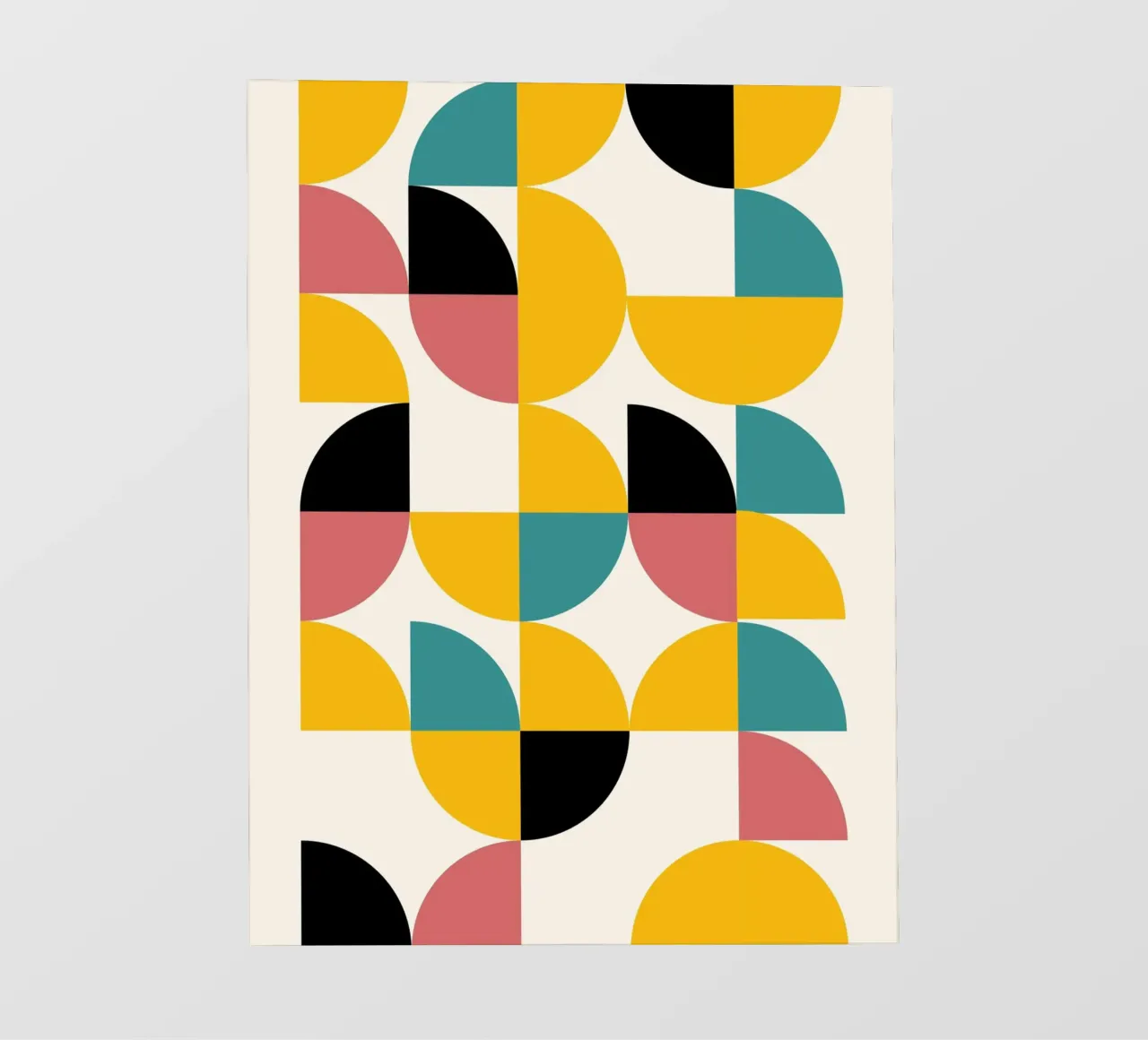 Mid-Century Formen - Geometrie Retro Design pellicola backlit da Casa Calm