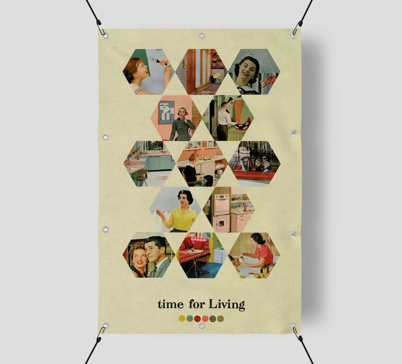 time for living bâche pvc de Sammy Slabbinck