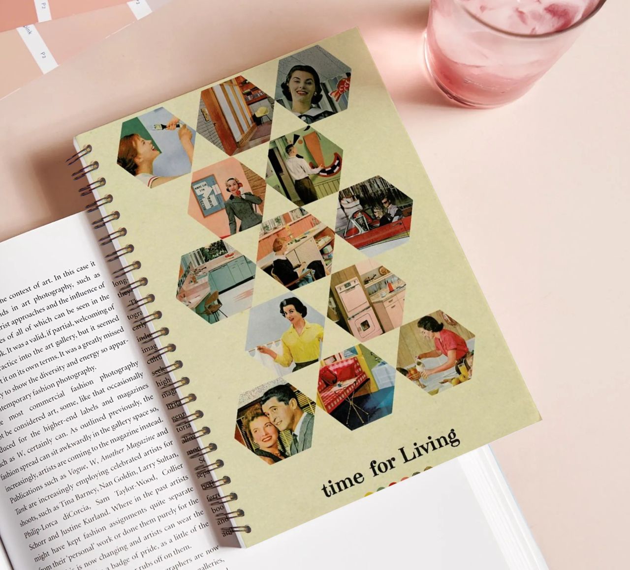 time for living cuaderno de espiral de Sammy Slabbinck