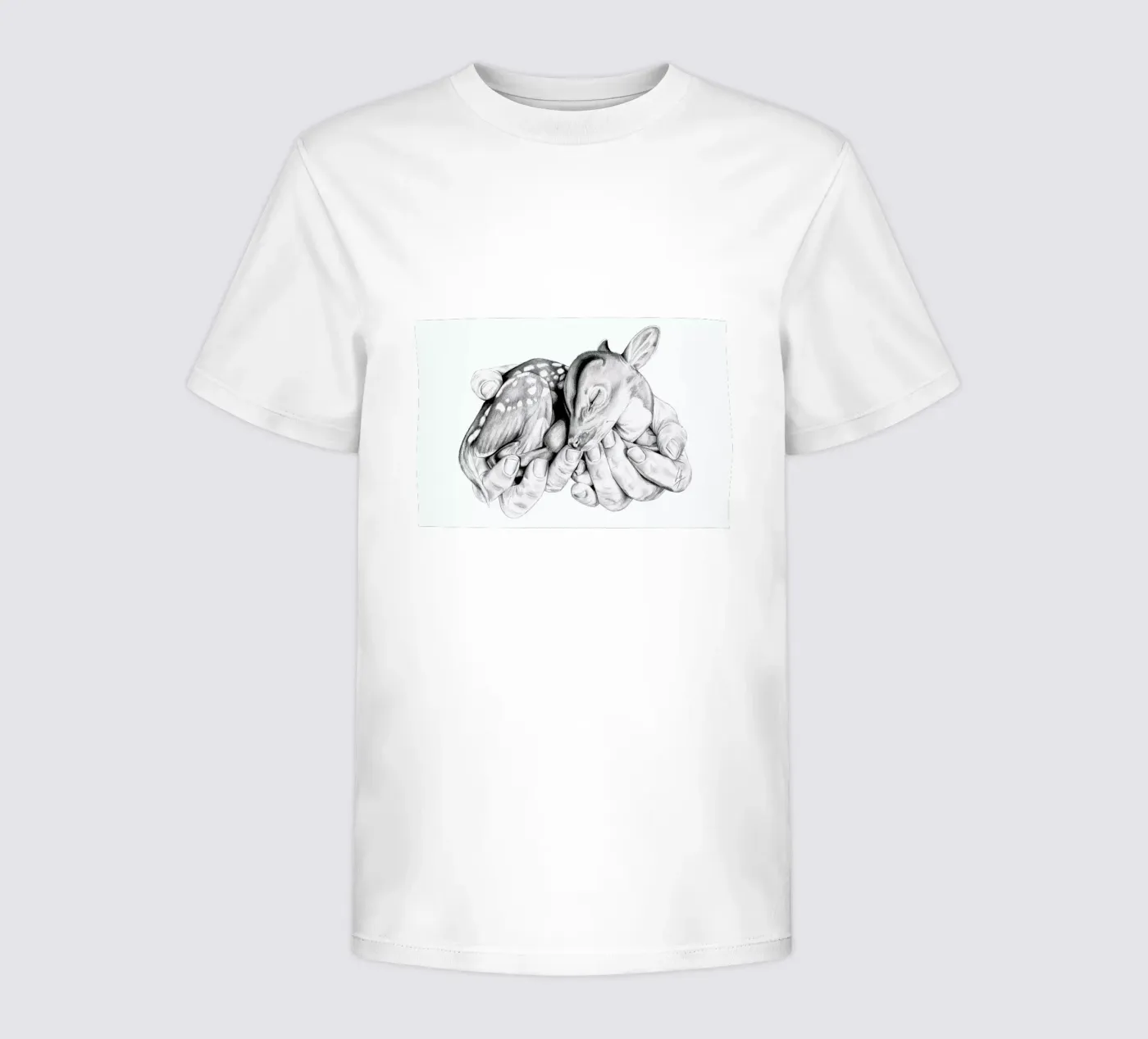 Fawn t-shirt bambini da Libby Watkins