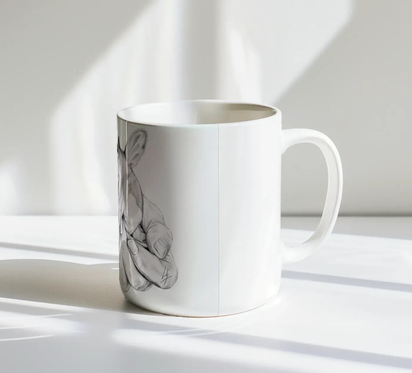 Fawn ceramic mug by Libby Watkins