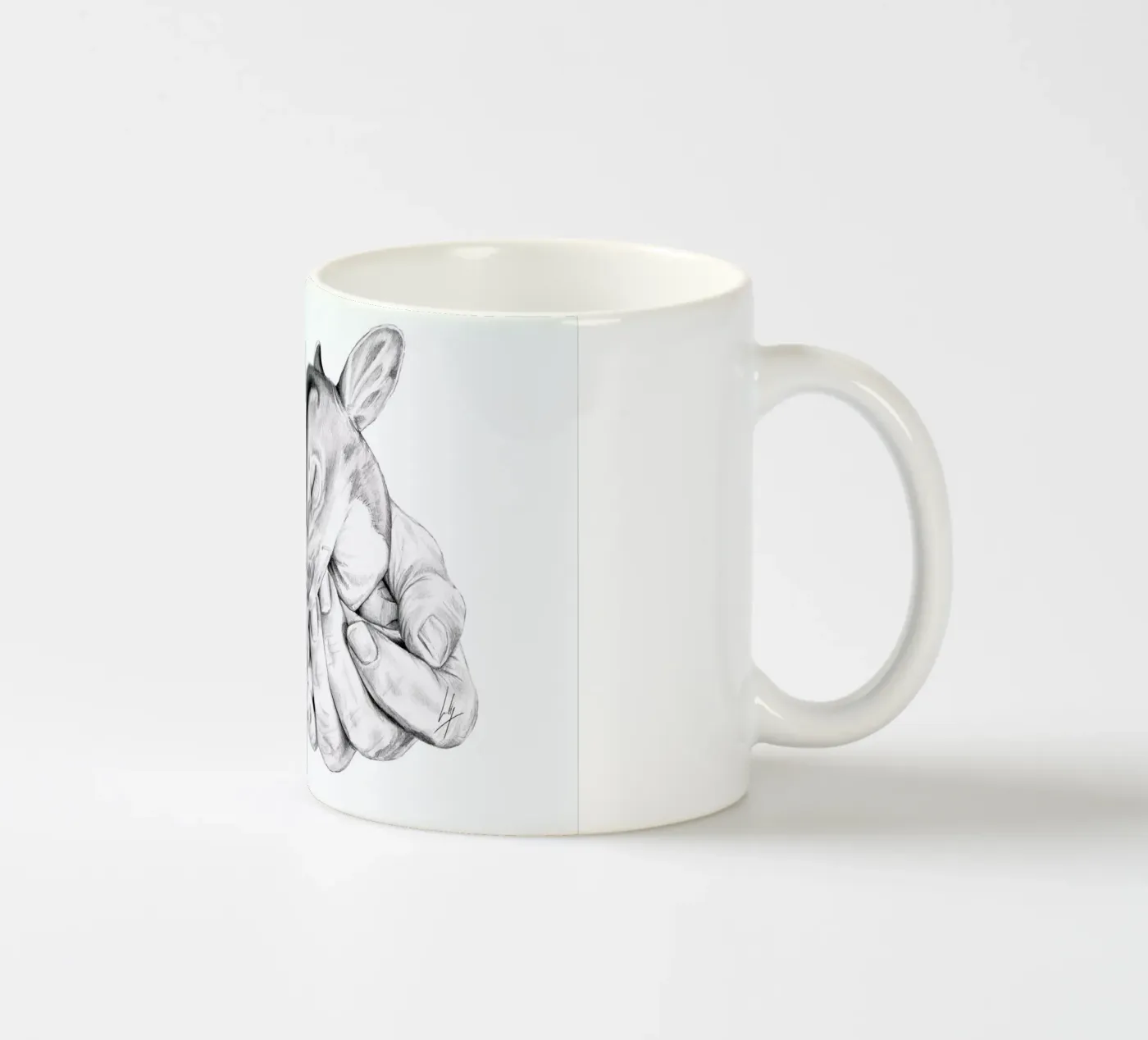 Fawn ceramic mug by Libby Watkins