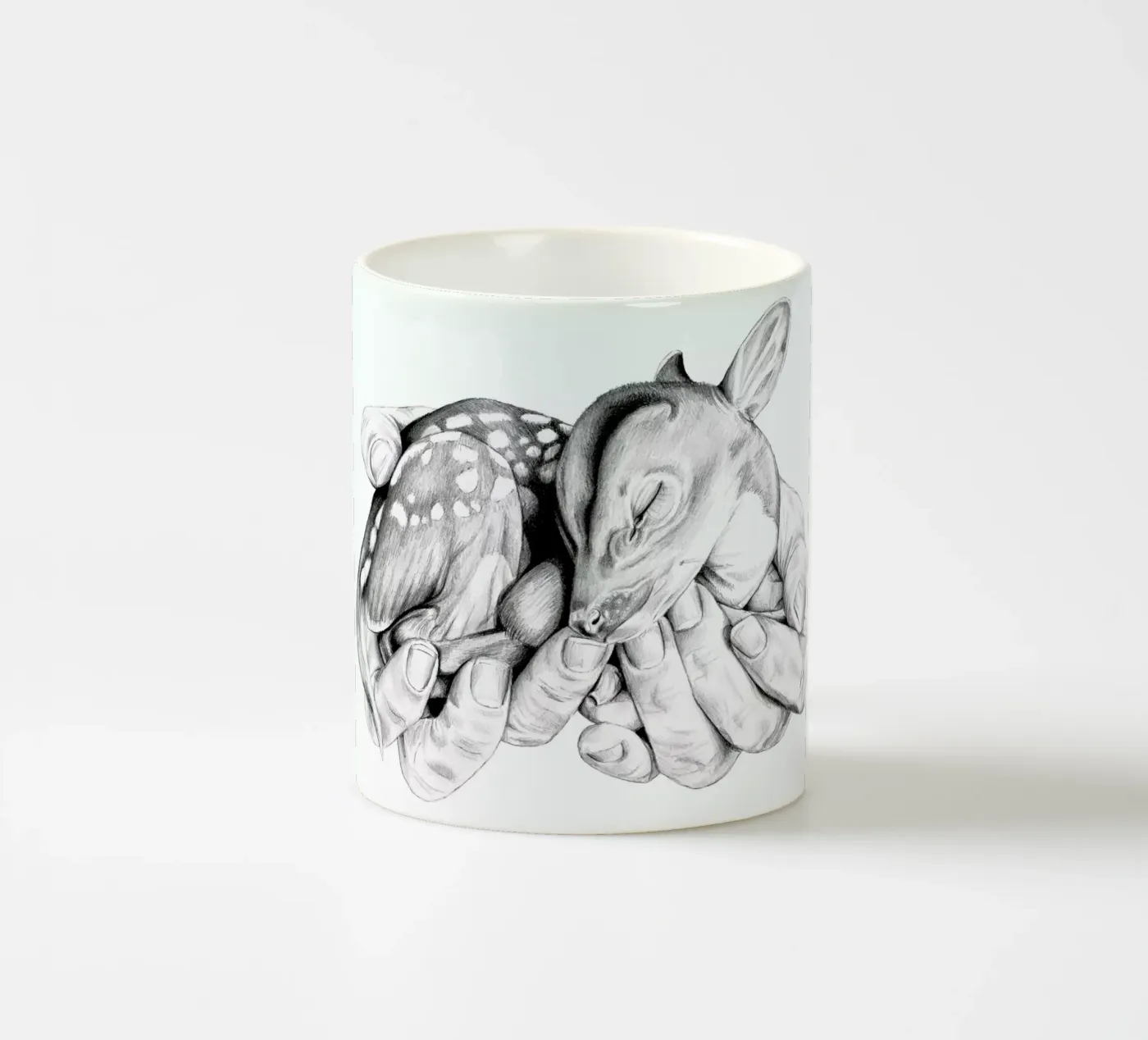 Fawn ceramic mug by Libby Watkins