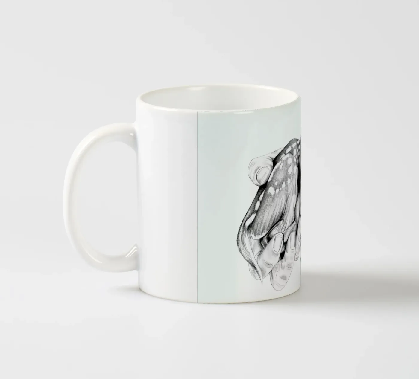 Fawn ceramic mug by Libby Watkins