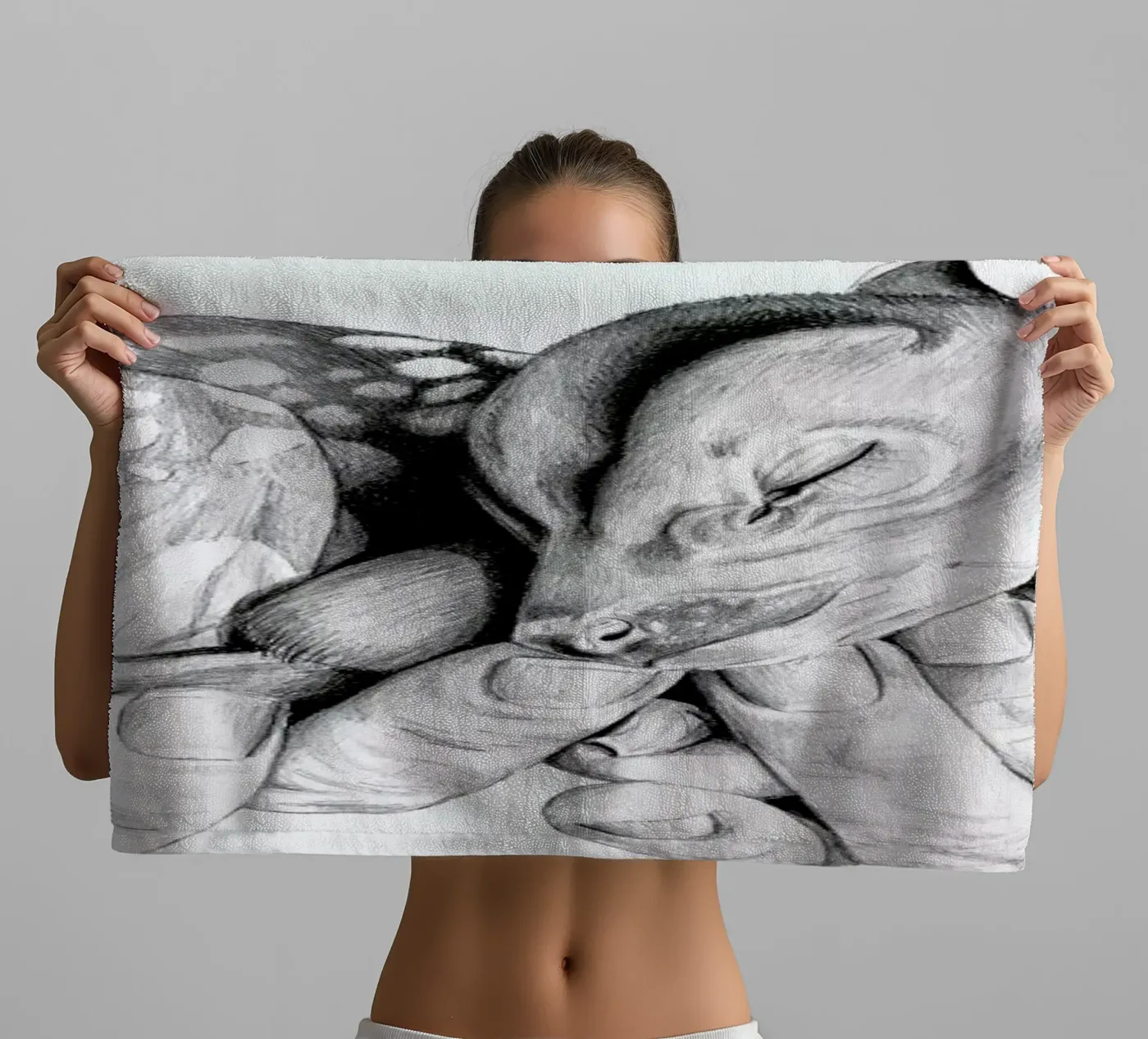 Fawn towel by Libby Watkins