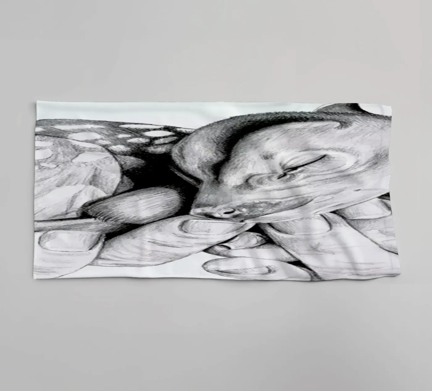 Fawn towel by Libby Watkins