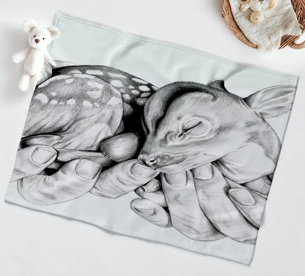 Fawn Fleecedecke von Libby Watkins