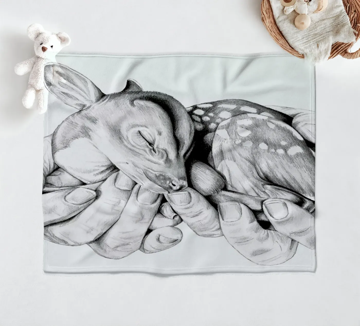 Fawn Fleecedecke von Libby Watkins
