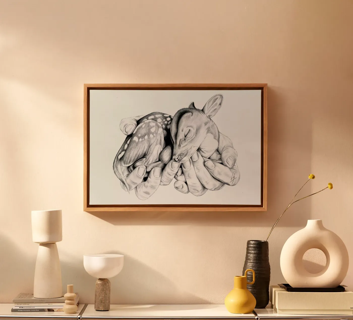 Fawn tela da Libby Watkins