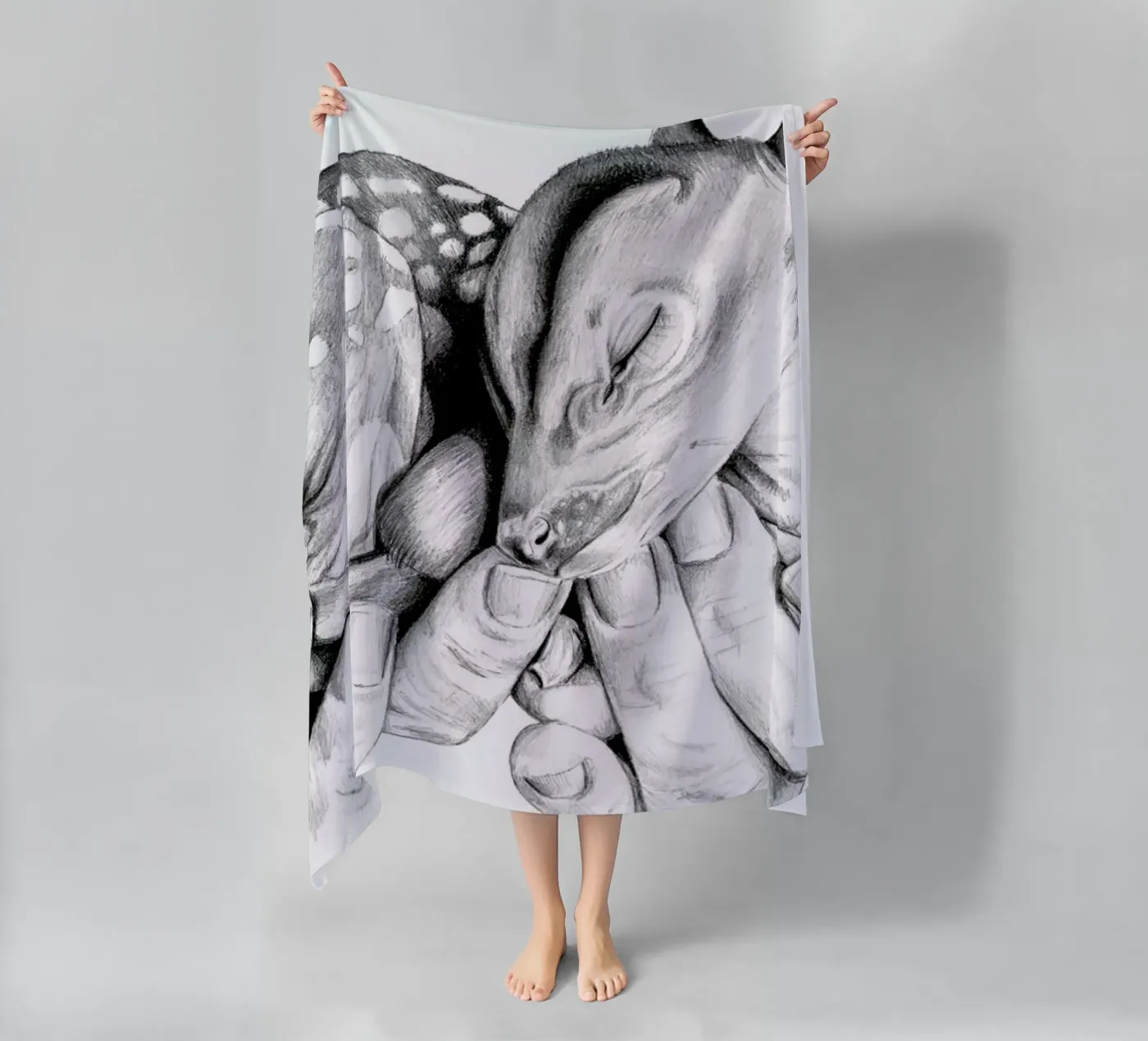 Fawn strandhanddoek van Libby Watkins