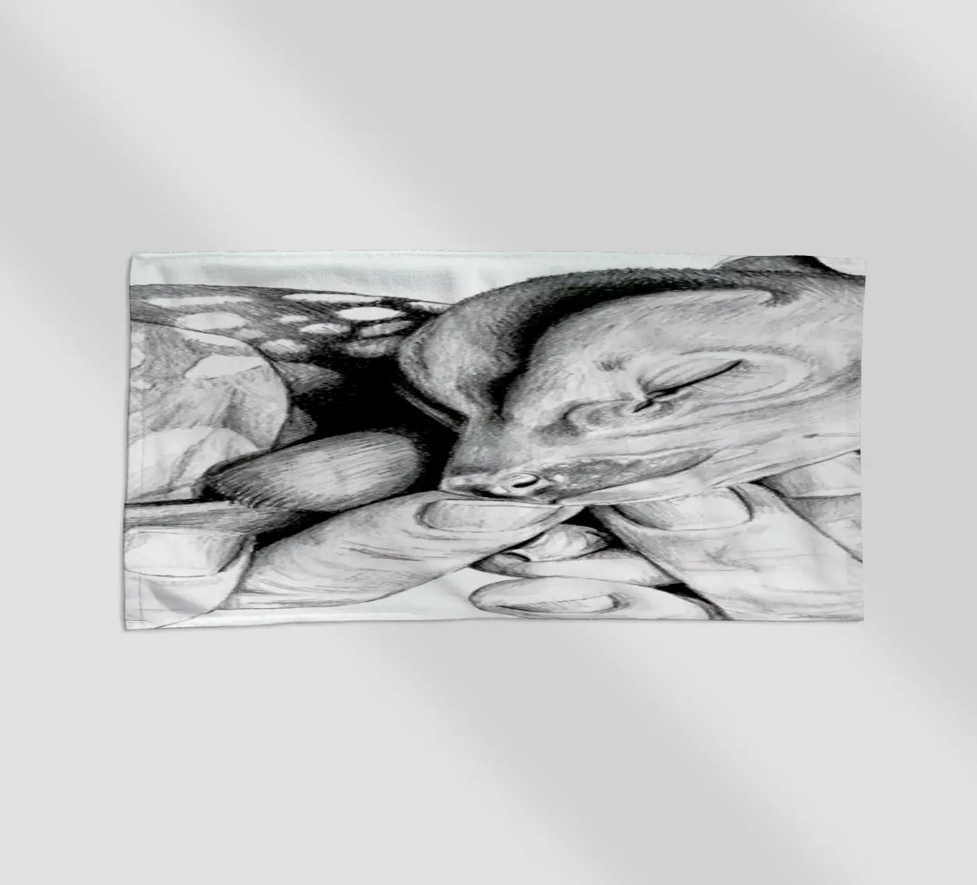 Fawn strandhanddoek van Libby Watkins