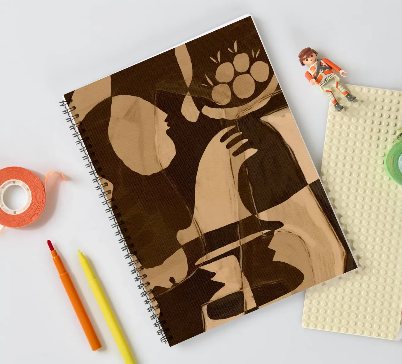 Essence 2 spiral notebook by Shatha Al Dafai