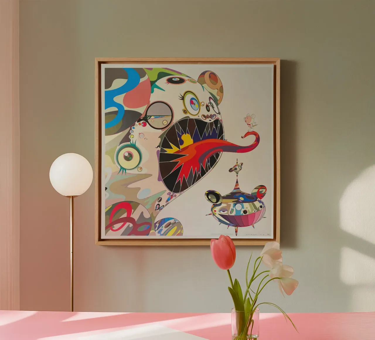 Study of George Dyer canvas with Floater frame by Collins Shop