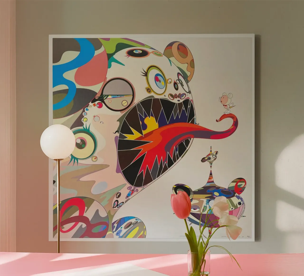 Study of George Dyer canvas with Floater frame by Collins Shop