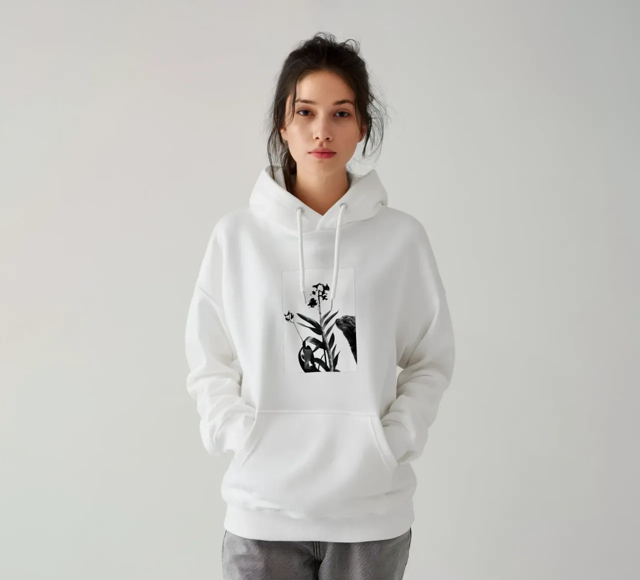 Sensitive hoodie by rafael campezato