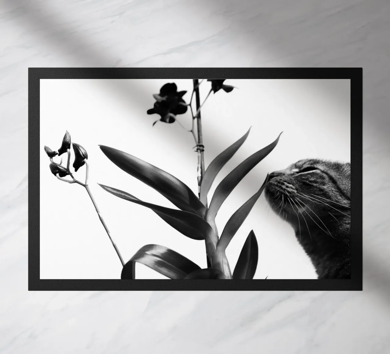 Sensitive doormat by rafael campezato