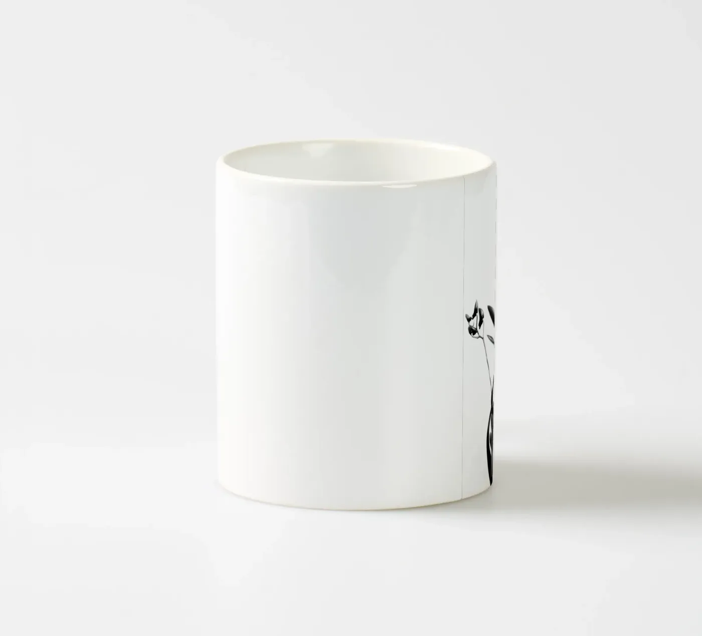 Sensitive ceramic mug by rafael campezato