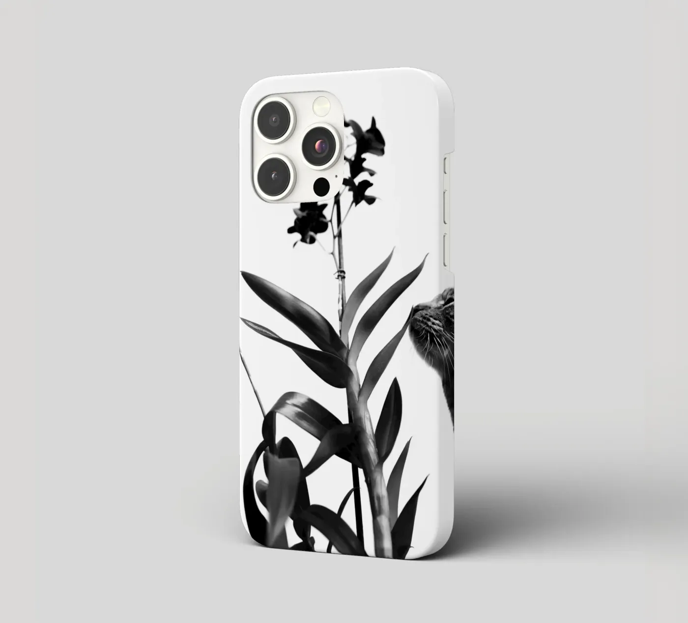 Sensitive iphone case by rafael campezato - black and white