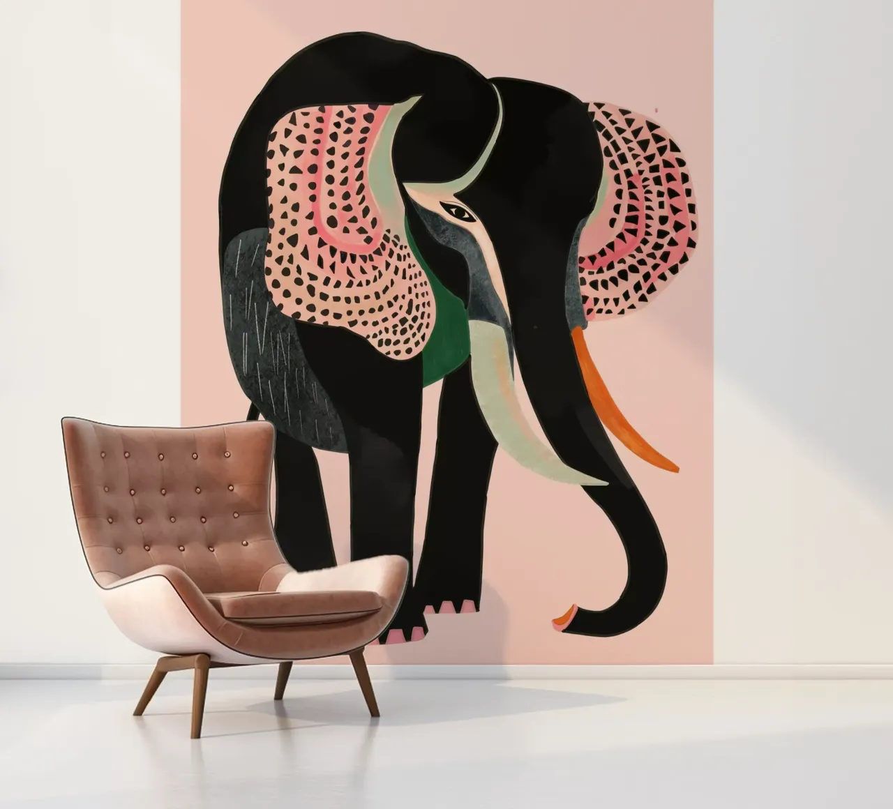 Abstract Elephant photo wallpaper by ArtsySesta